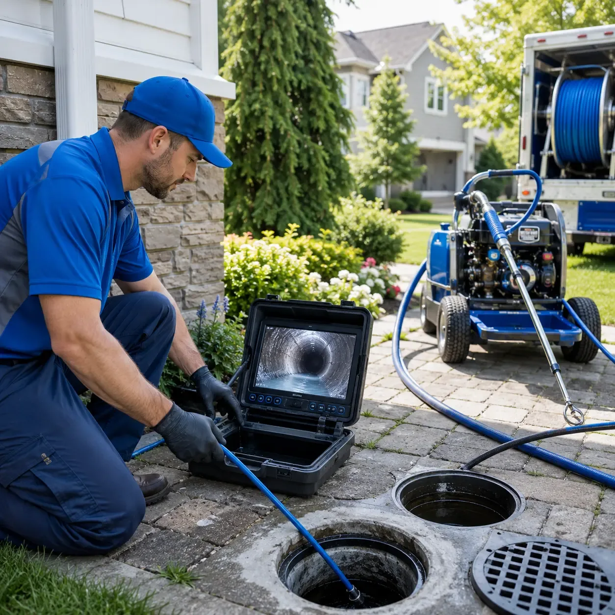 Outdoor drain cleaning professionals serving Akron, MI