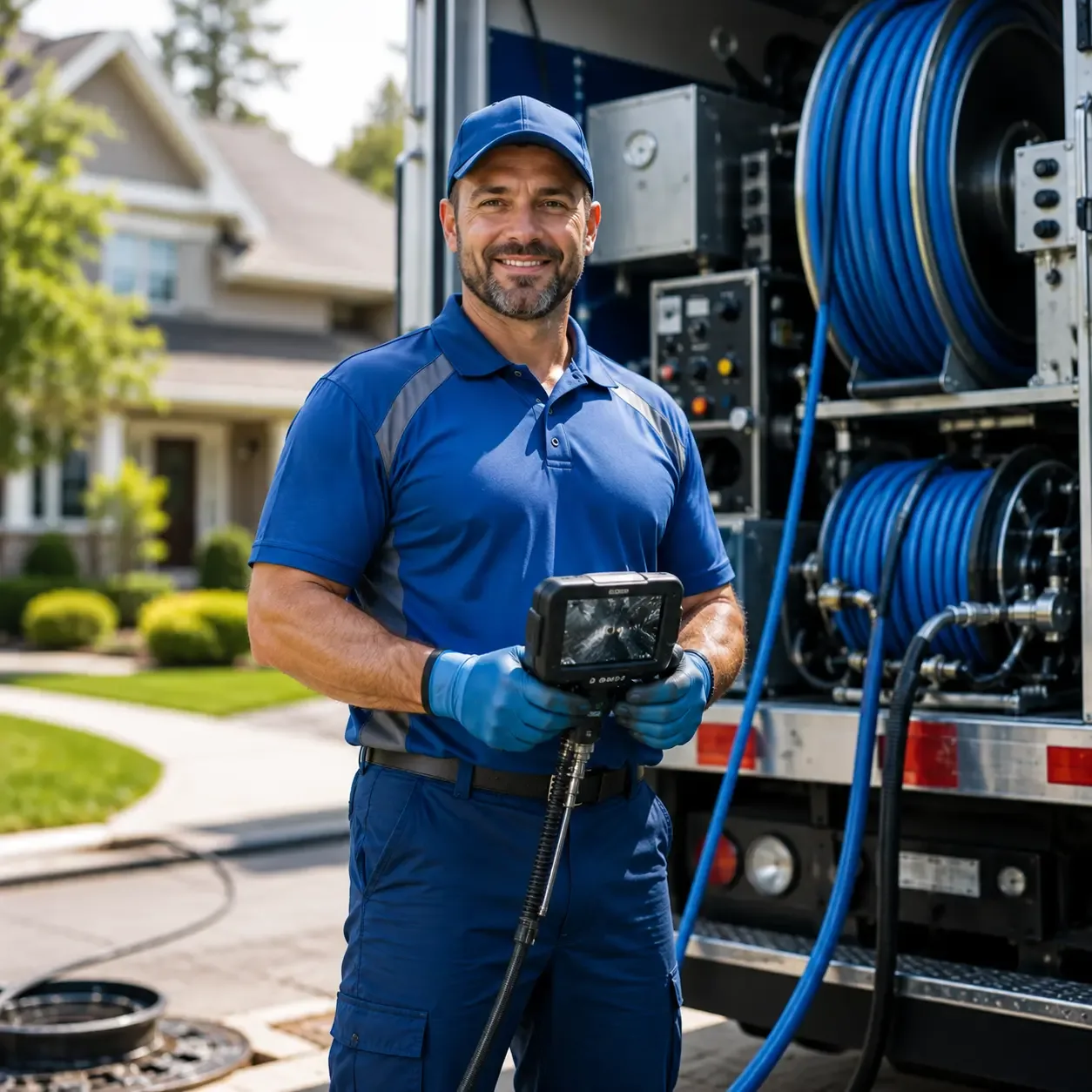 Local outdoor drain cleaning specialists in Akron, MI